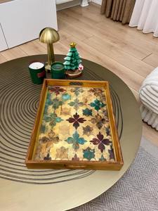 ถาดไม้พิมพ์ลายสำหรับการแข่งขัน ถาดไม้พิมพ์ลายแบบสมดุลสำหรับเกมกระดาน DND RPG ระดับมืออาชีพ ขายส่ง - Product Image 3