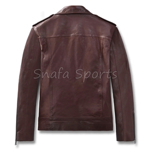 Chaqueta de Cuero para Hombre, Diseño Nuevo, a la Moda, Personalizada, Resistente al Viento, Venta Caliente - Product Image 2