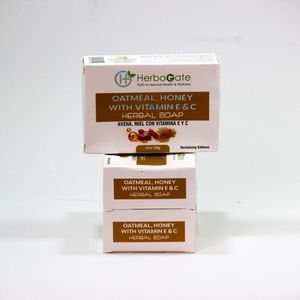 Jabón Artesanal de Avena Natural con Miel, Vitaminas E y C, para una Piel Suave y Tersa con Beneficios Herbales Nutritivos - Product Image 5