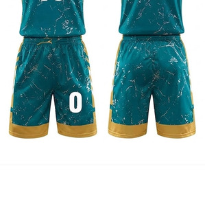 Men heat transfer basketball uniform set breathable summer shorts plus size training wear certified lightweight athletic wear - Product Image 3