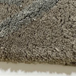 Tapis en laine tufté à la main, motif abstrait, gris neutre, écologique, adapté aux animaux domestiques, tapis design pour salon, décoration intérieure - Product Image 3