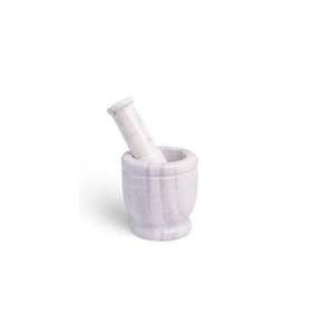 Natural <b>Marble</b> <b>Mortar</b> <b>Pestle</b> Manual Power Kitchen Grinding Tool - Product Image 1