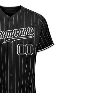 Maillot de football américain authentique personnalisé noir et blanc, 100 % polyester, imprimé par transfert thermique, tissu respirant, manches courtes - Product Image 3