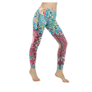 Leggings de Yoga con Logotipo Personalizado, Impresión de Alta Calidad, Elásticos, Cómodos, Transpirables, de Cintura Alta, para Gimnasio y Entrenamiento - Product Image 1