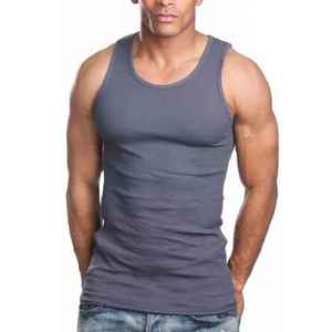 Débardeur Homme Hip Hop Personnalisable Premium en Coton Doux et Polyester – T-shirt Sans Manches Streetwear Idéal pour l'Été et la Salle de Sport - Product Image 5