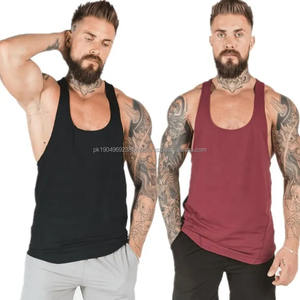 Vêtements de sport pour hommes, débardeur uni pour musculation, fitness, entraînement en salle de sport, débardeur pour hommes, débardeur de sport, débardeur athlétique - Product Image 1