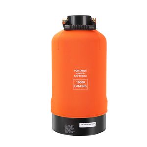 Addolcitore d'acqua portatile per camper da 16.000 grani con raccordi in ottone da 3/4 di pollice e tubo da 42 pollici - Sistema di filtraggio per addolcimento acqua dura - Product Image 3