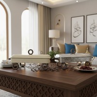 Chauffe-plat carré en acier inoxydable poli argenté écologique avec roues décoratives en bois et brûleurs à bougies chauffe-plats pour buffet et mariage