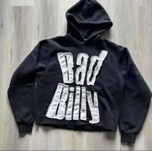 "เสื้อฮู้ดปักลายสำหรับผู้ชายประดับพลอยเทียม & ดีไซน์พิมพ์ลาย" - Product Image 1