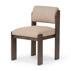 Chaise de salle à manger en bois de qualité supérieure avec revêtement en tissu doux, sièges élégants et minimalistes pour cafés, restaurants et espaces hôteliers - Product Image 1