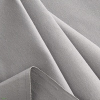 300 GSM Grauer Baumwoll-Enten-Canvas-Stoff 10oz Hochbelastbar für Taschen & Polsterungen