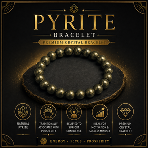 Bracelet extensible en perles de pyrite naturelle 8 mm, pierre précieuse, tendance pour femme, certifié par un tiers, vente en gros, Brandon Jewel - Product Image 1