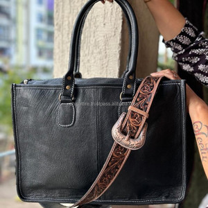 กระเป๋าโท้ทหนังขนวัวแท้มาใหม่กระเป๋าหนังมีสไตล์สำหรับผู้หญิงกระเป๋าเครื่องมือแกะสลักมือสำหรับใช้งานได้หลากหลาย - Product Image 6