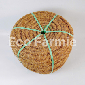 Cordes en fibre de coco torsadées, cordes en coco naturel épaisses, rouleaux de corde en coco au prix le plus bas, fil de coco durable - Product Image 2