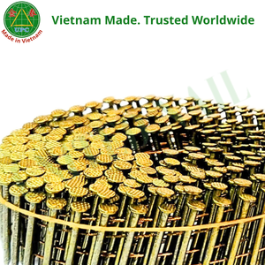 Clous à tige lisse 2,2x45 avec revêtement jaune pour pistolets à clous pneumatiques, provenant d'une usine vietnamienne |   Clavo en rouleau - Product Image 4