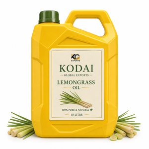 Aceite Esencial de Limoncillo de Tamil Nadu 100% Puro y Natural de Primera Calidad, Destilado al Vapor, para Aromaterapia y Cuidado Facial, Kodai Global Export - Product Image 1