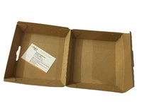 Boîte de papier kraft compostable marron pour produits de boulangerie Emballage de boulangerie écologique pour gâteau beignet Cupcake Candy