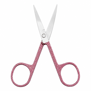 Ciseaux professionnels incurvés en acier inoxydable pour la coupe des sourcils et l'entretien de la beauté - Product Image 1