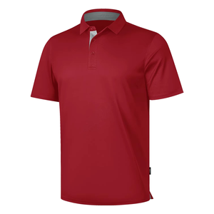 Polo de golf personnalisé avec logo brodé, 100% polyester, pour hommes, polo de sport de haute qualité, polo uni - Product Image 6