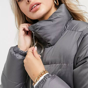 Veste matelassée légère pour femme, manteau d'hiver chaud, imperméable, coupe-vent, vêtements décontractés d'extérieur, logo personnalisé - Product Image 6