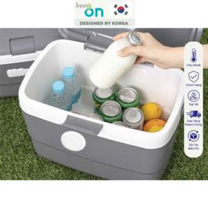 Vietnam OEM PP hot/cold insulation up to 10hours 21L Gray Picnic Cooler <b>Box</b> Custom Logo <b>for</b> Indoor/Outdoor Activities - Product Image 4