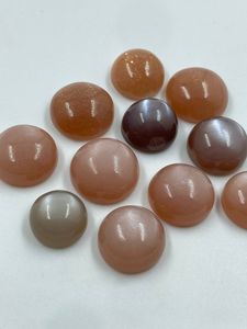 Piedra Lunar de Alta Calidad, Colores Mezclados, Corte Brillante Redondo, 11 Piezas, Piedra Natural de 47.20 Quilates para la Elaboración de Joyas - Product Image 3