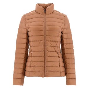 Chaqueta de Invierno Premium OEM para Mujer, Tejida, Cortavientos, Acolchada, Larga, Ajustada, Transpirable, Impermeable, con Capucha, de Poliéster - Product Image 1