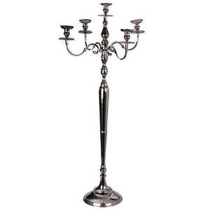 Candelabros de Latón Color Dorado de Moda para Bodas, Candelabros Altos para Eventos, Candelabros de Venta Caliente - Product Image 4