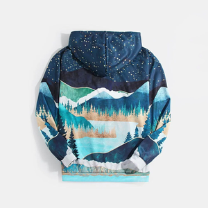 Sudadera con Capucha Ligera Personalizada para Hombre, Ropa Deportiva con Estampado por Sublimación para Eventos Corporativos y Promociones de Equipos - Product Image 2