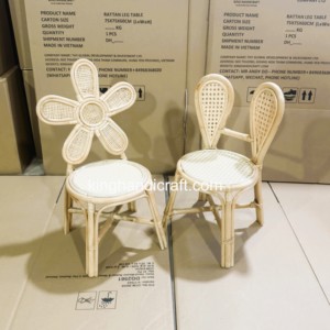 Chaises en rotin faites à la main pour enfants, en gros, pour événements de location, mariages, fêtes d'anniversaire et décoration d'événements - Product Image 1