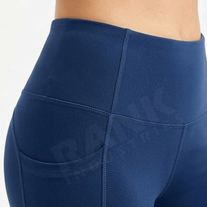 Latest Style Plus Size Elastic Waist Women Yoga Leggings Wholesale Made In Pakistan Women Yoga Leggings - Product Image 6