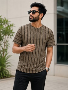 Camiseta de Cuello Polo a Rayas para Hombre, Diseño Superior, de Polialgodón, Manga Corta, Informal, con Logotipo Personalizado Disponible al Mejor Precio - Product Image 1