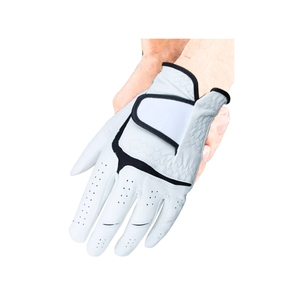 Gant de golf respirant personnalisé pour gaucher en cuir Cabretta, doigts perforés, fermeture Velcro réglable, OEM VN - Product Image 4