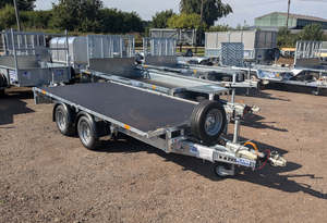 Remolque de Plataforma Plana de Alta Resistencia a Precio de Fábrica para Transporte de Carga Pesada en Camiones, Estructura de Acero Duradera, Tamaños Personalizados, Exportación - Product Image 4