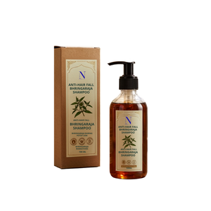Champú Anticaída Bhringraj, Fórmula Herbal para Fortalecer el Cabello y Limpiar el Cuero Cabelludo, para el Cuidado del Cabello Débil, Fino y Dañado - Product Image 1
