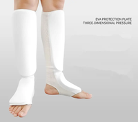Nouvelles protections de tibias de boxe, protège-pieds et chevilles MMA, protection de pieds pour le kickboxing, protection professionnelle en polyester et EVA pour le Muay Thai