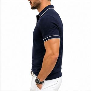 Premium Quality Men's Polo <b>Shirt</b> Modern Athletic Fit For Golf Training <b>Walking</b> Travel And Casual Lifestyle Polo <b>Shirt</b> - Product Image 4