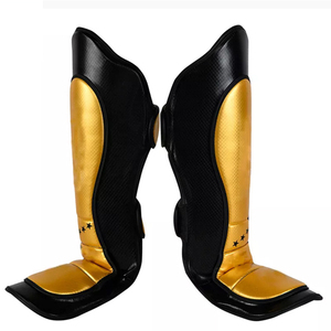 Wholesale Own Factory Made Karate Shin <b>Pad</b> / Mma Shin Guards Removable Instep Guards Protective <b>Pads</b> - Product Image 4