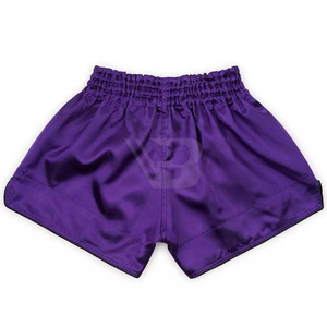 Pantalones Cortos de Boxeo Muay Thai MMA Unisex Personalizados, 100% Poliéster Satinado Elástico, Transpirable, de Secado Rápido, Ligeros, para Entrenamiento - Product Image 2