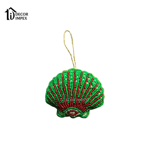 Adornos Navideños Hechos a Mano, Decoraciones Bordadas con Cuentas para Árboles de Navidad, Adornos para el Hogar y el Jardín - Product Image 3