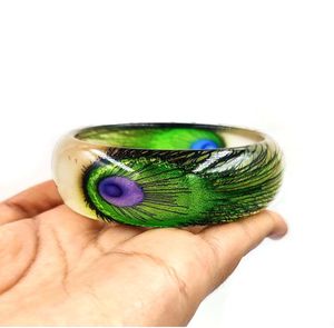 Artisan Handmade Epoxy Resin Bangle Stack for Women Daily Wear Party Festive High Quality Luxurious Fashion Jewelry <b>Bracelet</b> - Product Image 5
