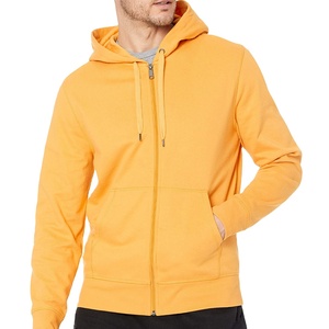 OEM/ODM Precio al por mayor Slim Fit Hombres Cremallera Sudaderas Color sólido Ligero Cremallera Sudaderas - Product Image 1