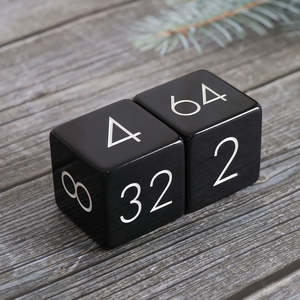 Cubo de Dobleación de Resina Perlada con Acabado Brillante, Venta al por Mayor Directa de Fábrica, para Backgammon, Juego de Mesa de Lujo - Product Image 4