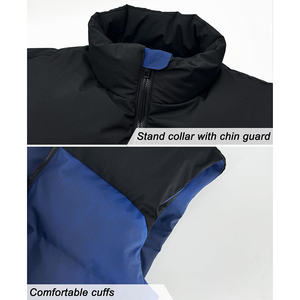 <b>Men</b> <b>Thermal</b> Puffer Vest Winter Sleeveless Quilted Jacket Warm Body Warmer Lightweight Outdoor Casual OEM Supplier - Product Image 5