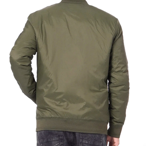 Chaqueta Bomber Personalizada para Hombre, Bordado Personalizado con su Propio Logotipo, Insignia Frontal y Cierre de Cremallera - Product Image 6