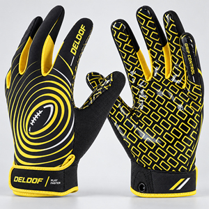 Guantes de Fútbol Americano al por Mayor, Antideslizantes, con Agarre de Silicona, Ligeros, Equipo de Entrenamiento, Control de Agarre, Unisex - Product Image 1