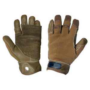 Gants de sauvetage en cuir de chèvre et de vache pour la descente en rappel rapide, gants tactiques d'escalade en corde - Product Image 3