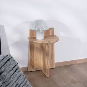 Mesa de noche Trudy de acacia con diseño Vandana Crystal Flow - Product Image 6