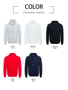 เสื้อฮู้ดดี้พร้อมส่งปี 2026 ราคาถูก พิมพ์ลายแบบซับลิเมชั่น ปักโลโก้ตามสั่ง ผ้าฝ้าย 100% เสื้อฮู้ดดี้ผู้ชาย ชุดกีฬา สั่งซื้อเลย - Product Image 1