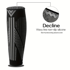 Calf <b>Compression</b> Sleeves For Both <b>Men</b> And Women, Featuring Footless Design Adult Fitness Safety Wear BY AMAZING INDUSTRIES - Product Image 5